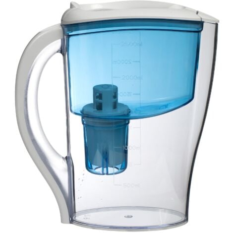 Carafe filtrante bleue 2,4 litres - 1 cartouche offerte - FJ402B