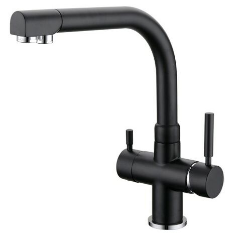 Robinet mitigeur 3 voies noir RIVIERA (1/5)
