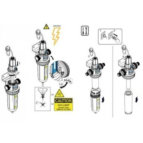 Lampe UV Cintropur 25W - Pour Stérilisateur UV Gamme 2100, Durée De Vie 9000h, Avec Bloc Alimentation - 7