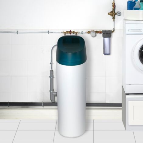 Adoucisseur D'eau 16l Vanne Fleck 5600 Sxt Complet Bac Blanc