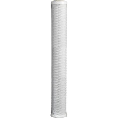 Cartouche charbon actif pur charbon noix de coco 20 pouces 10µ (1/2)