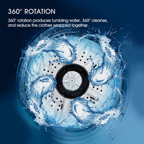 COSVALVE Portable Washing Machine Washer, KG Mini Washer Spin Dryer  Machine For Camping Caravan Dorms Apartments