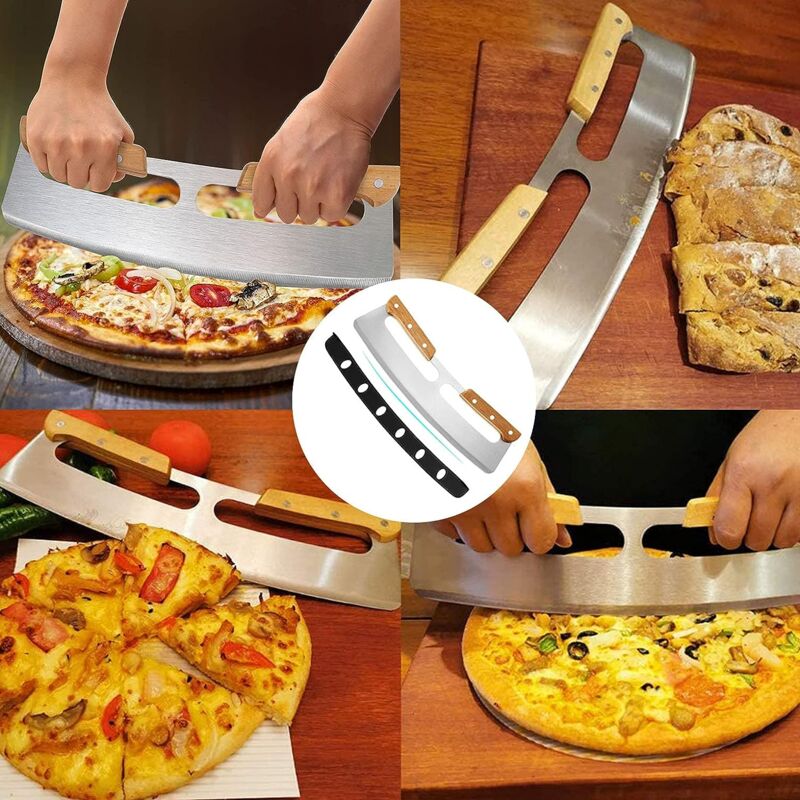 Set coltello rotella per pizza 22,3 x 18 cm