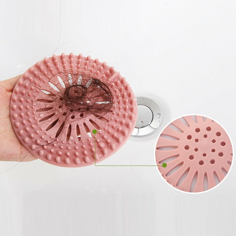 RHAFAYRE Tappo di scarico per vasca da bagno in silicone da 6 pollici Tappo  di scarico