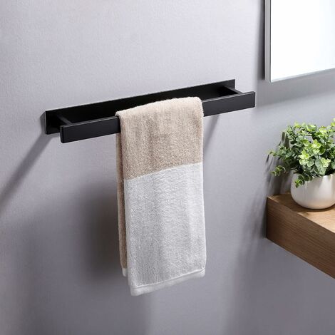 RHAFAYRE Porta asciugamani da bagno, porta asciugamani autoadesivo 40 cm  Porta asciugamani in acciaio inossidabile SUS