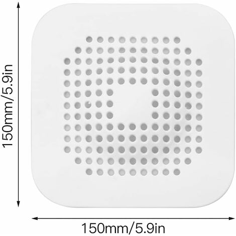 RHAFAYRE 2 Pezzi Filtro di Scarico Universale in Silicone, Cattura Capelli  in Silicone per Doccia, Filtro