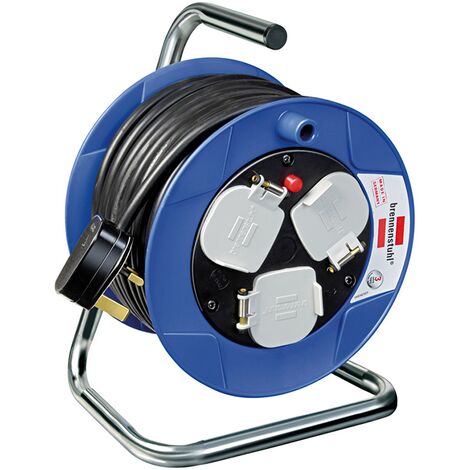 Brennenstuhl Compact Cable Reel Extension Reel - Small Cable Reel 15 Metre