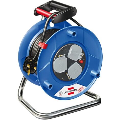 Brennenstuhl Heavy Duty Cable Reel Extension Reel 20 Metres 2.5mm Thick  Cable