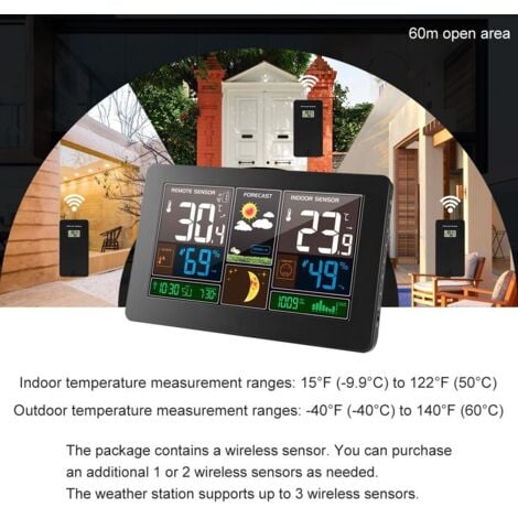 Instrument Météo Design Or Station Météo Murale GUMEI - Thermomètre, Hygromètre, Baromètre 3-en-1 - Doré Design élégant Thermomètre Hygromètre Baromètre