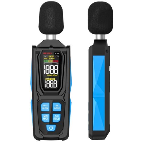 Détecteur de bruit numérique haute précision MESTEK 30130 dB Testeur de bruit environnemental professionnel Sonomètre multifonction