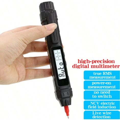 HYTAIS TS20A Multimètre de type stylo Testeur de tension Détection de rupture de fil multifonction Électricien numérique Stylo de test d'induction spécial (1/5)
