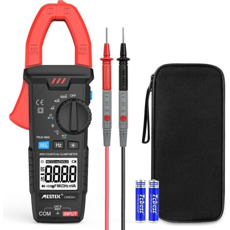 Pince Ampèremétrique Numérique Trms 2000 Points Ncv,Multimetre