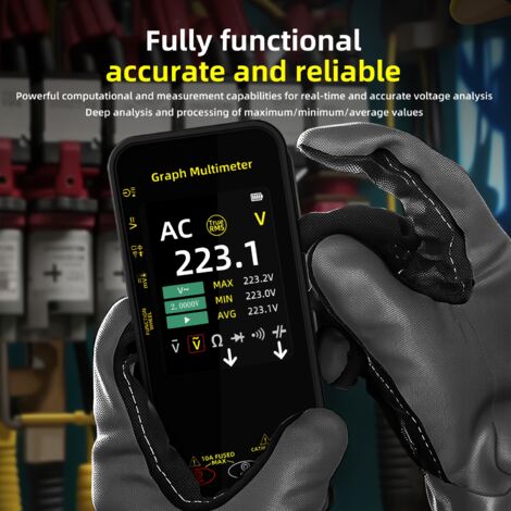 Testeur De Multimètre Bside – Multimètre Numérique Intelligent Portatif, Testeur De Diode De