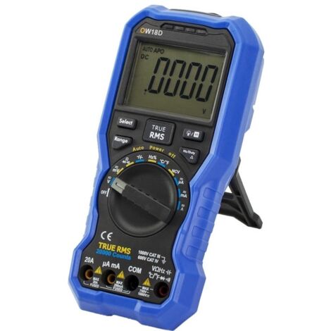 Multimètre numérique portatif OW18D 4 1/2 chiffres, test True RMS, 20 000 points, fonction lampe de poche, multimètres numériques (1/5)