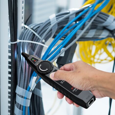 Deleycon Testeur de Câble Réseau RJ11 RJ12 RJ45 ISDN LAN - pour Câbles Patch CAT6 CAT7 CAT8 - Testeur de Cordon et Câblage - Noir - Prix pas cher | CI Deleycon Testeur de Câble Réseau RJ11 RJ12 RJ45 ISDN LAN - pour Câbles Patch CAT6 CAT7 CAT8 - Testeur de Cordon et Câblage - Noir - Prix pas cher | CI