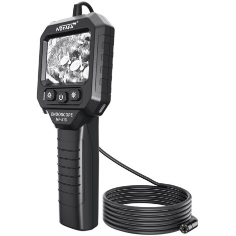 La caméra endoscopique portable NOYAFA NF-613 (câble rigide de 2 mètres) est dotée d'un écran IPS de 2,8 pouces, de 6 LED, d'un diamètre de 8 mm et d'un indice d'étanchéité IP67. (1/5)