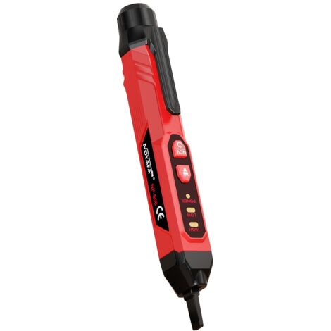 Testeur de tension sans contact NOYAFA NF-606, détecteur de tension alternative, indicateur LED, avertisseur sonore, arrêt automatique, outil de test de circuits de sécurité adapté aux électriciens (1/5)