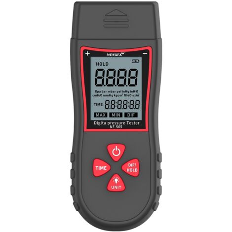 Manomètre numérique Noyafa NF-565, manomètre différentiel de pression d'air pour systèmes de chauffage, ventilation et climatisation (1/5)