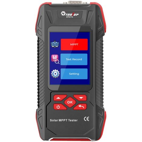 Testeur solaire MPPT 2000 W — Multimètre multifonction, mesure de puissance, dispositif de test de tension solaire (90 V) et de courant (40 A) — Alimenté par batterie au lithium, écran numérique porta (1/5)