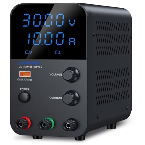 Alimentation CC réglable 0-30V 0-10A (300W) GPS3010D Affichage à 4 chiffres, alimentation de laboratoire, charge de batterie, alimentation d'établi. (1/5)