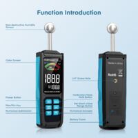 Testeur D'humidité Tadeto - Détection Sans Contact Jusqu'à 40mm - Écran LCD Couleur Avec Alarme