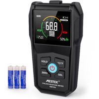 Testeur d'humidité bois – Détecteur non destructif pour murs et matériaux – Alarme intégrée – Mesure précise pour bois dur et tendre – Durficst