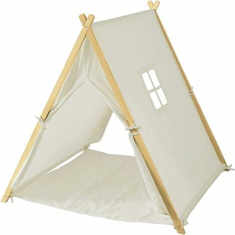 SoBuy Tepee Play Tent for Children with Door and Window Playhouse oss03 