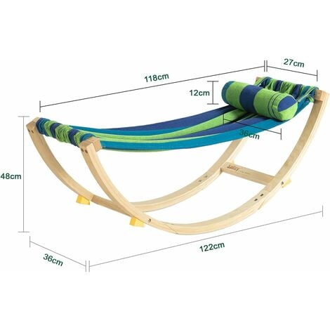 SoBuy Children Kids Rocking Hammock Bench Rocking Chair KMB16 J