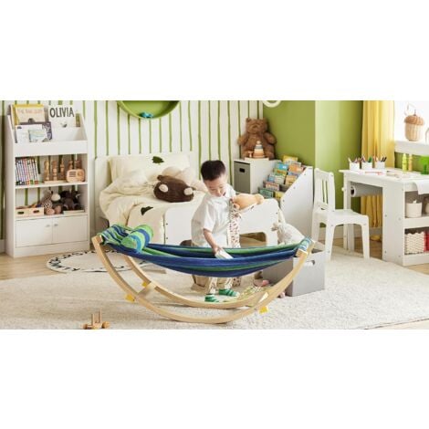 SoBuy Children Kids Rocking Hammock Bench Rocking Chair KMB16 J