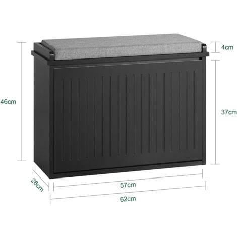 SoBuy Hallway Shoe Bench Shoe Rack Shoe Cabinet,FSR98-SCH