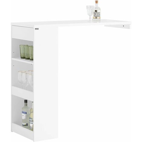SoBuy Wall Mounted Bar Table Dining Table,FWT101-W