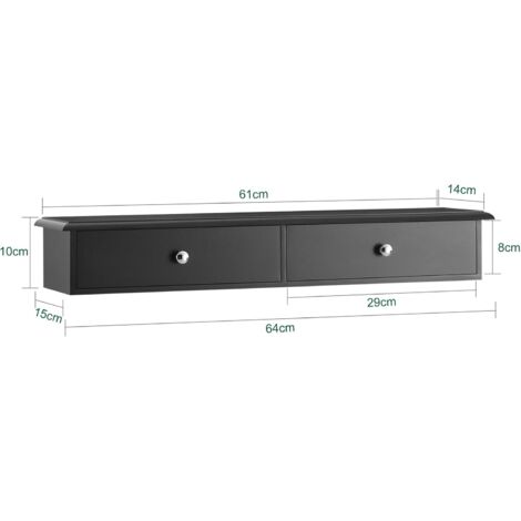 SoBuy Wall Mounted Display Storage Shelf,FRG43-SCH