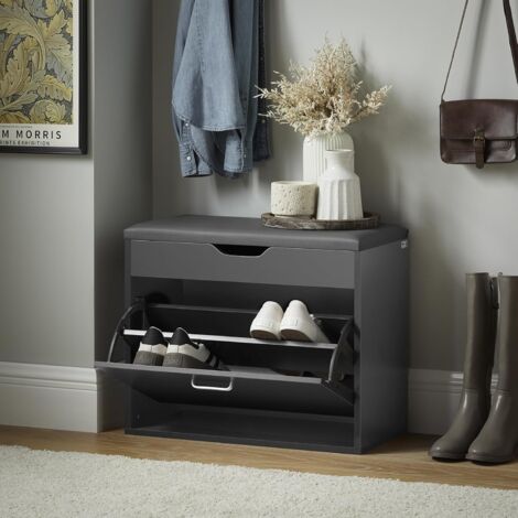 SoBuy Hallway Shoe Rack Shoe Bench,FSR95-HG