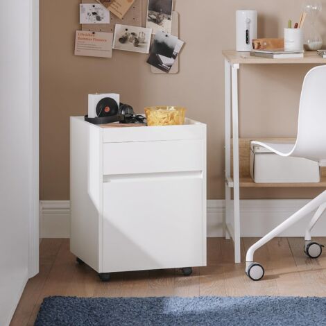 SoBuy Office Mobile File Cabinet with 2 ...