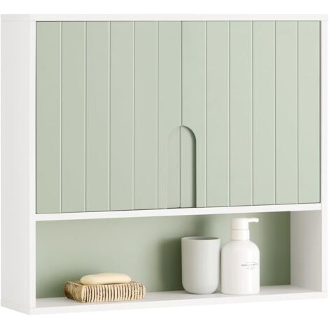 SoBuy Medicine Cabinet Wall Storage Cabinet,BZR140-GR (1/5)