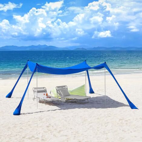 Beaches［カセット］ Zingtto Beach Sun Shade UPF 50+ UV Protection Sun Shelter