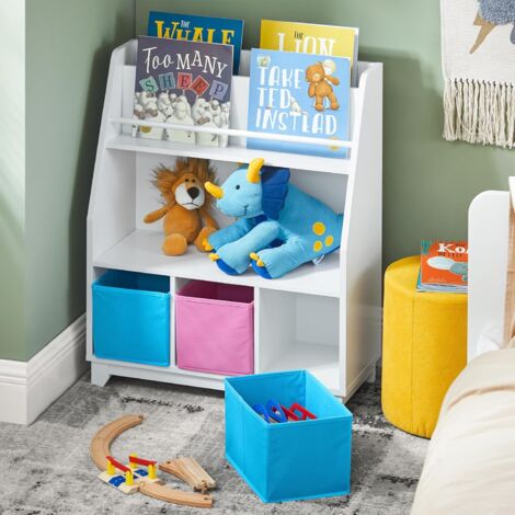 SoBuy Children Kids Bookcase Bookshelf Toy Shelf Storage Display Shelf,KMB34-F