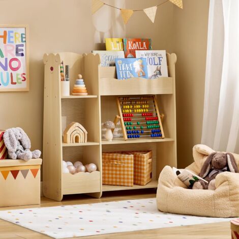 SoBuy Children Bookcase Bookshelf Toy Shelf Storage Display Shelf,KMB101-N