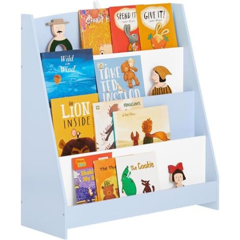 SoBuy Children Kids Bookcase Bookshelf Storage Shelf Rack,KMB32-B