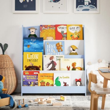 SoBuy Children Kids Bookcase Bookshelf Storage Shelf Rack,KMB32-B