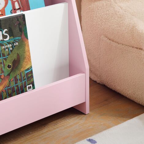 SoBuy Children Kids Bookcase Bookshelf Storage Shelf Rack,KMB32-P