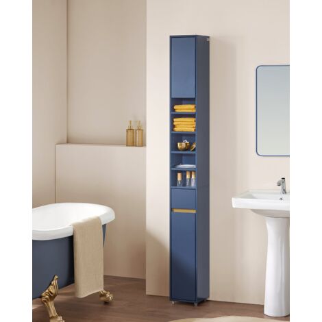 SoBuy Bathroom Tall Cabinet Cupboard Bathroom Storage Cabinet,BZR34-B