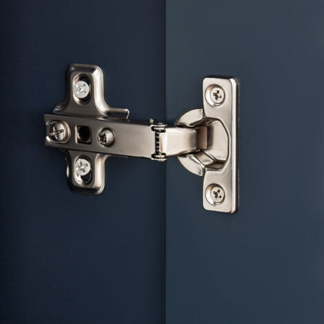 SoBuy Navy Blue Bathroom Toilet Paper Roll Holder Cabinet Storage Cabinet,BZR192-B