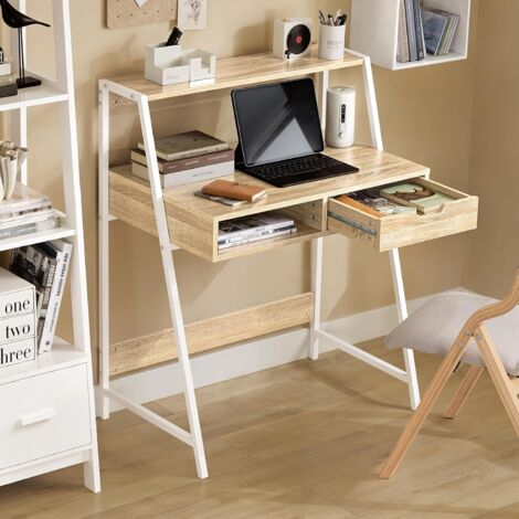 SoBuy Home Office Table Desk Computer Desk Workstation with Storage Shelf,FWT63-N