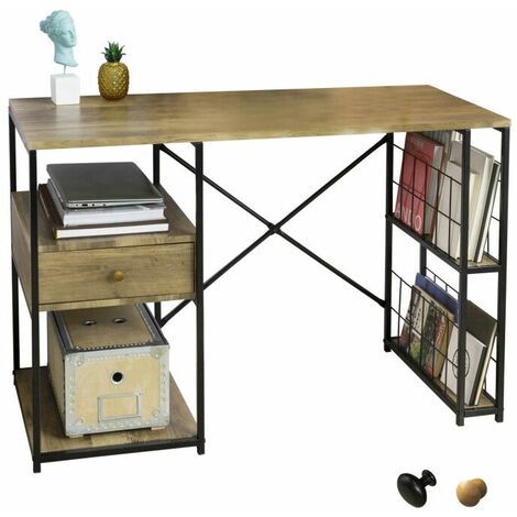 SoBuy Modern Industrial Design Home Office Table Desk Computer Desk,FWT61-N