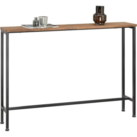 SoBuy Industrial Console Table Hall Table Side Table End Table Living Room Sofa Table,FSB19-XL-N