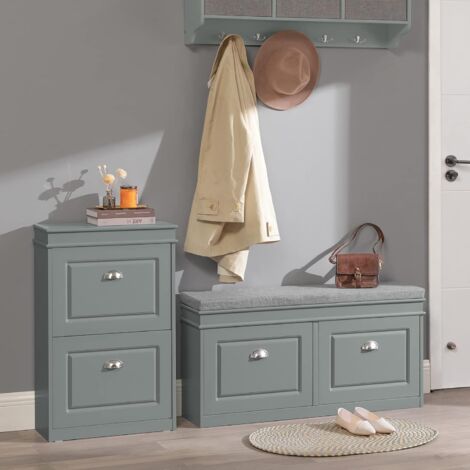 SoBuy Shoe Cabinet Shoe Rack Shoe Storage Cupboard Organizer Unit,FSR78-HG