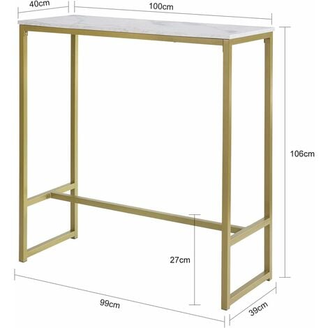 SoBuy Kitchen Breakfast Bar Table Dining Table Coffee Bar,FSB34-G