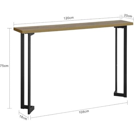 SoBuy Console Table Hall Table Side Table End Table Sofa Table,FSB50-PF