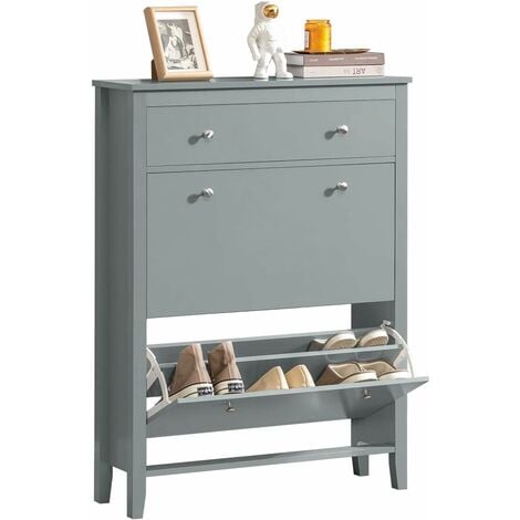 SoBuy Shoe Cabinet Shoe Rack Shoe Storage Cupboard Organizer Unit,FSR89-HG